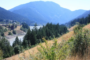 Just north of Hell's Gate Canyon