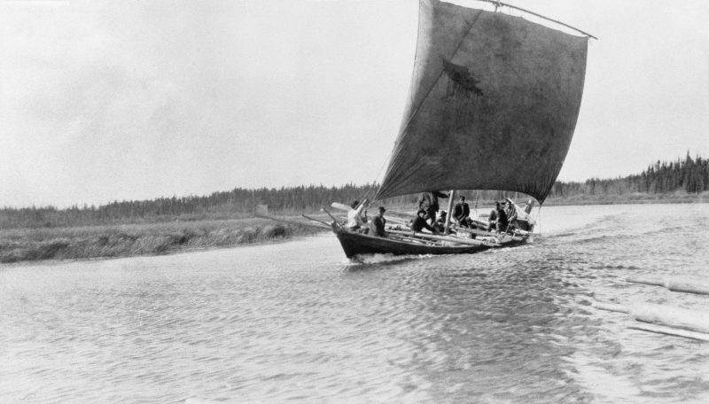A York Boat under sail