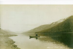 Canoe on Moose Lake